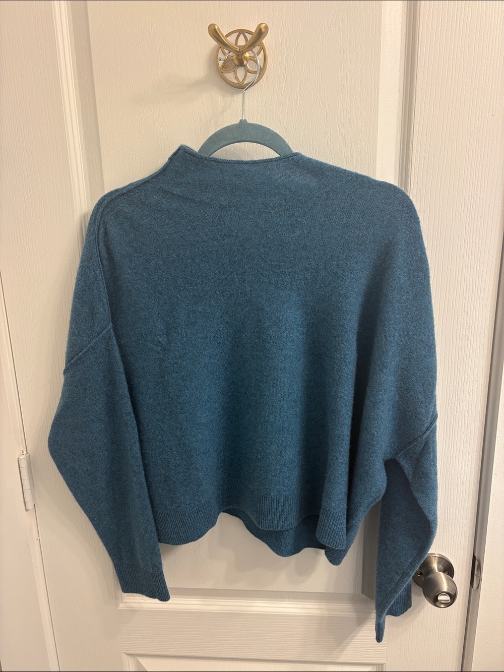 Women's Pilcro Blue Cashmere Sweater